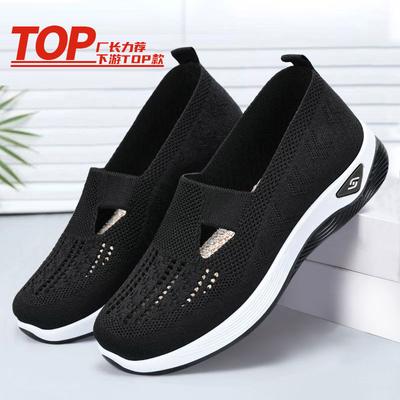 Туфли из ткани Old Beijing, летние женские туфли, новые повседневные туфли из дышащей ткани с мягкой подошвой, удобные спортивные туфли, универсальные одинарные туфли