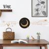 Creative Gifts for Home Makeover Bohemian Star And Moon Wall Stickers, Waterproof PVC Decals, Geometric Art Mural, Durable Balcony Glass Stickers Peel