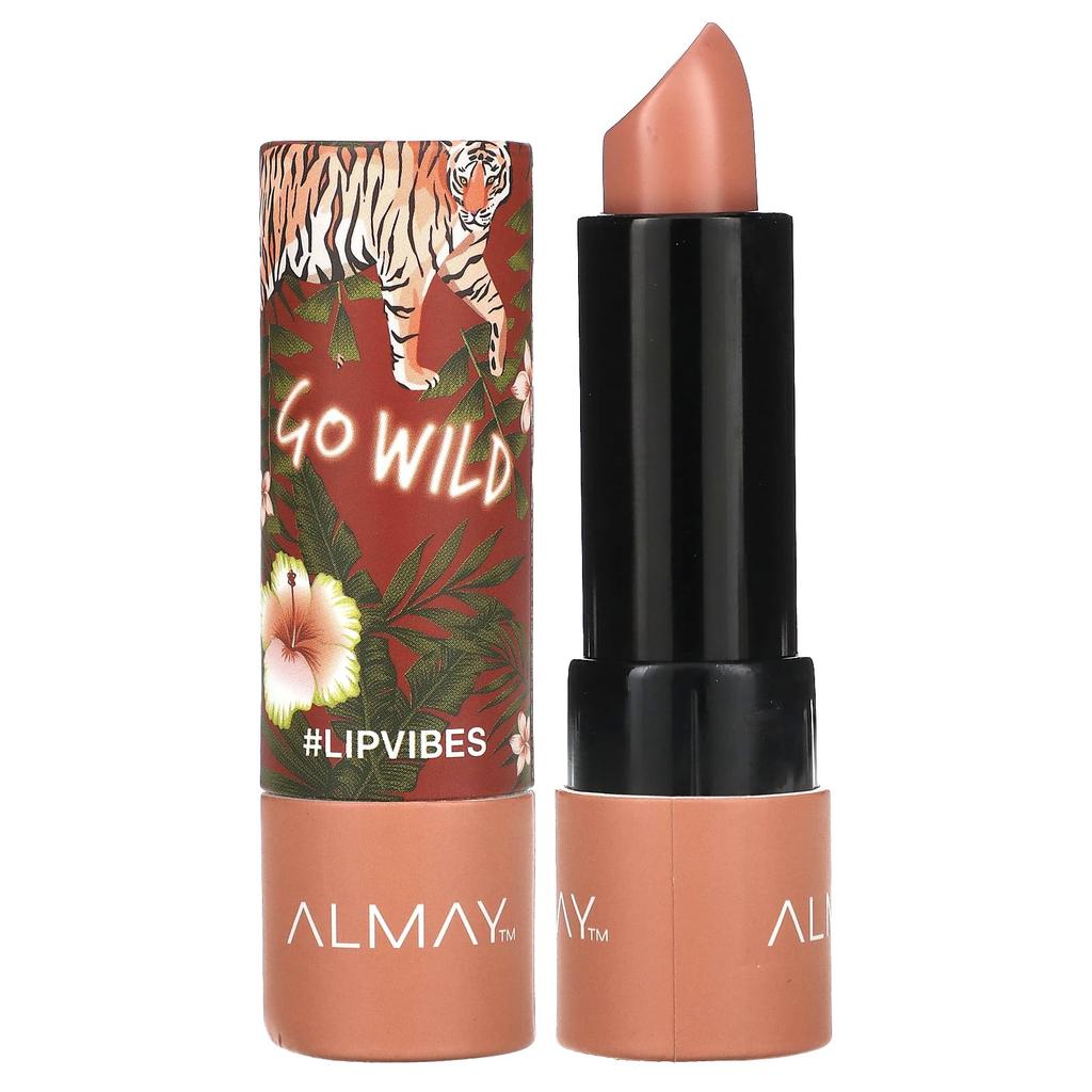 Almay, Lip Vibes Lipstick, 120 Go Wild, 4.0 g (0.14 oz)