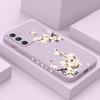 Golden Petal Flower Phone Case For Samsung Galaxy A56 A36 A26 A16 A06 A17 A07 A55 A35 A25 A15 A05 A54 A34 A24 A14 A04 4G 5G Cove