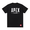 Игровой футболка Apex Legends Мультиплеерная игра на выживание Футболка с коротким рукавом Мультяшный графический принт Футболка 100% хлопок Круглый вырез