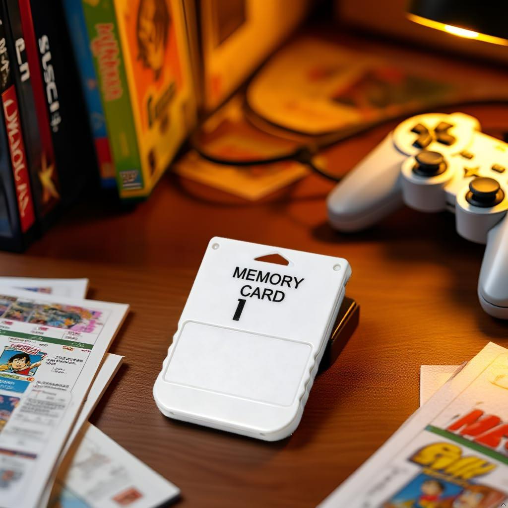Карта памяти 1 МБ для игровой консоли PS1, Быстрое чтение/запись, Легкий материал ABS, Карта для сохранения игр, Совместима с классическими игровыми системами PS1
