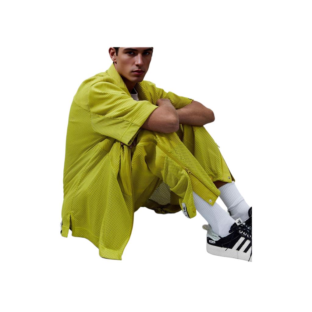 adidas Song For The Mute X Originals FW23 Свободный крой, прямые спортивные брюки с завязками, брюки унисекс, темно-оливково-зеленый IK8597