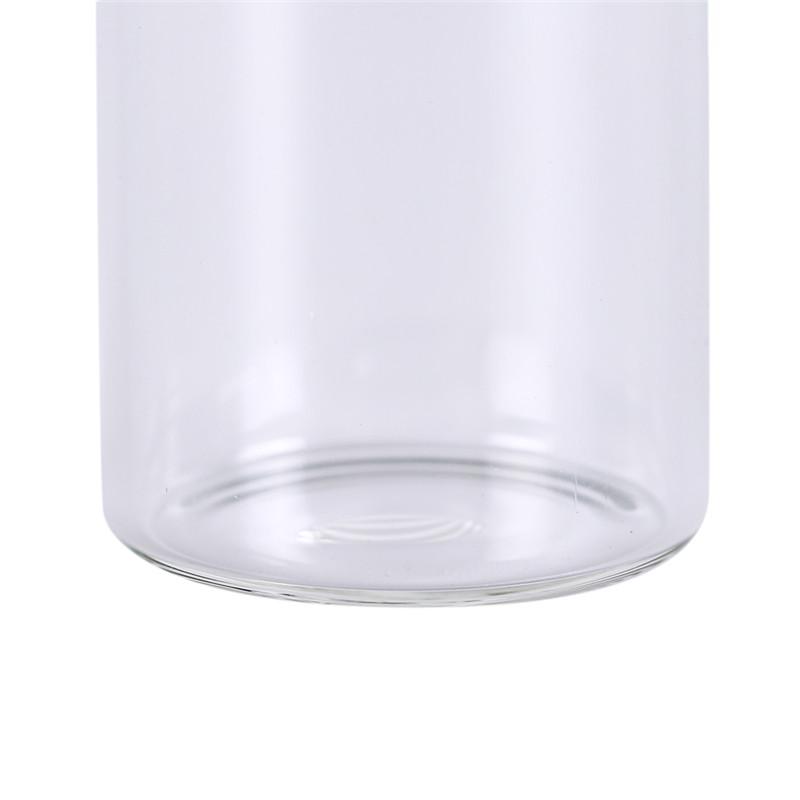 1шт 20 мл небольшие лабораторные стеклянные флаконы бутылки прозрачные контейнеры с черной завинчивающейся крышкой