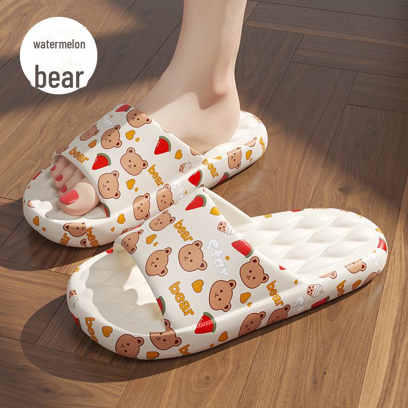 Мягкие и амортизирующие сандалии с принтом для пар - Нескользящие для дома и ванной