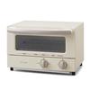 IRIS OHYAMA Toaster Oven, 2 Pieces, 3 Levels of Firepower, Timer Setting Function, Easy To Clean, Slide Open Door, Ricopa White Ivory EOT-R021-WC
