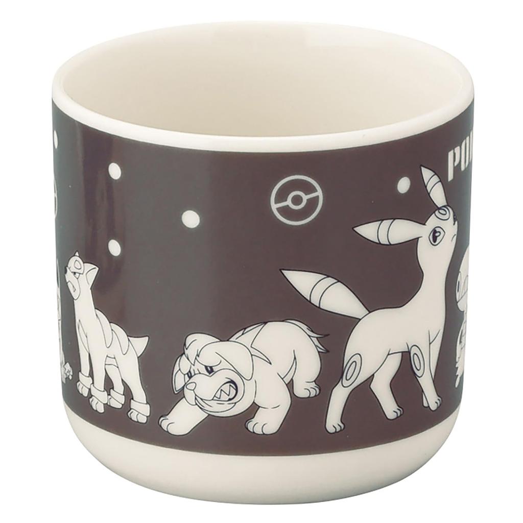 Yamaka Shoten 9 x Серия типов покемонов "Покемон" Кружка, Большая, Прибл.. 8см, 350мл, Темный, Мерч, Посуда, 3, Черный, PM273-11