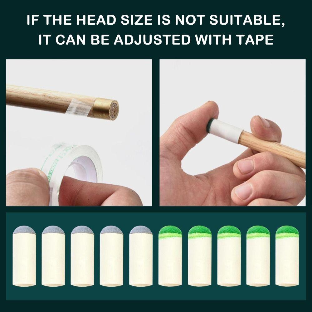 Сменный бильярдный кий для бильярда, наконечники для бильярдного кия, мягкий комплект для бильярда