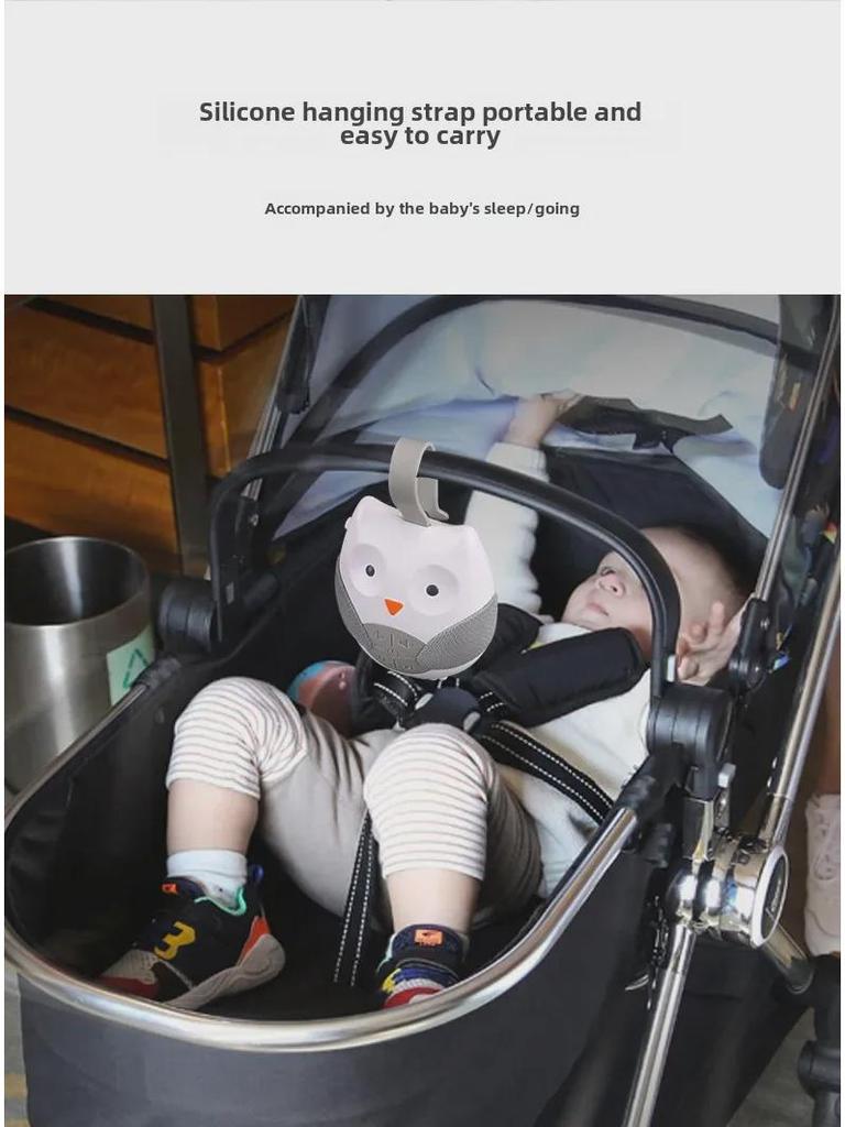 Успокаивающая музыкальная игрушка «Сова» для новорожденных с белым шумом