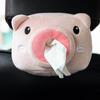 Cute Cartoon Plush Tissue Box Holder: Add A Fun Touch To Your Car Interior!