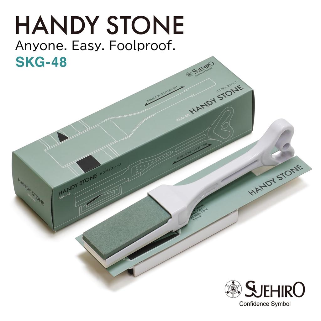 Suehiro Sharpener with Whetstone - Knife Sharpener, Coarse Whetstone #220, Medium Whetstone #1000 [Easy to Use, Perfect Angle for Anyone] No More Worr