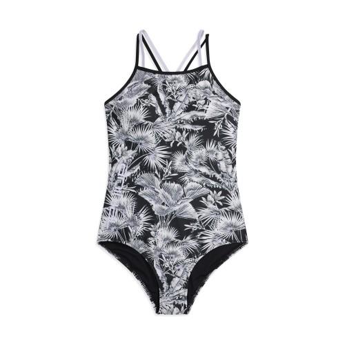 Animal Womens/Ladies Zora Tropical Leaves One Piece Swimsuit