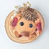 Plant Seed Pod Cartoon Figures Hanging Ornaments - Decorative Fruit Shell Wind Chimes & Car Pendants