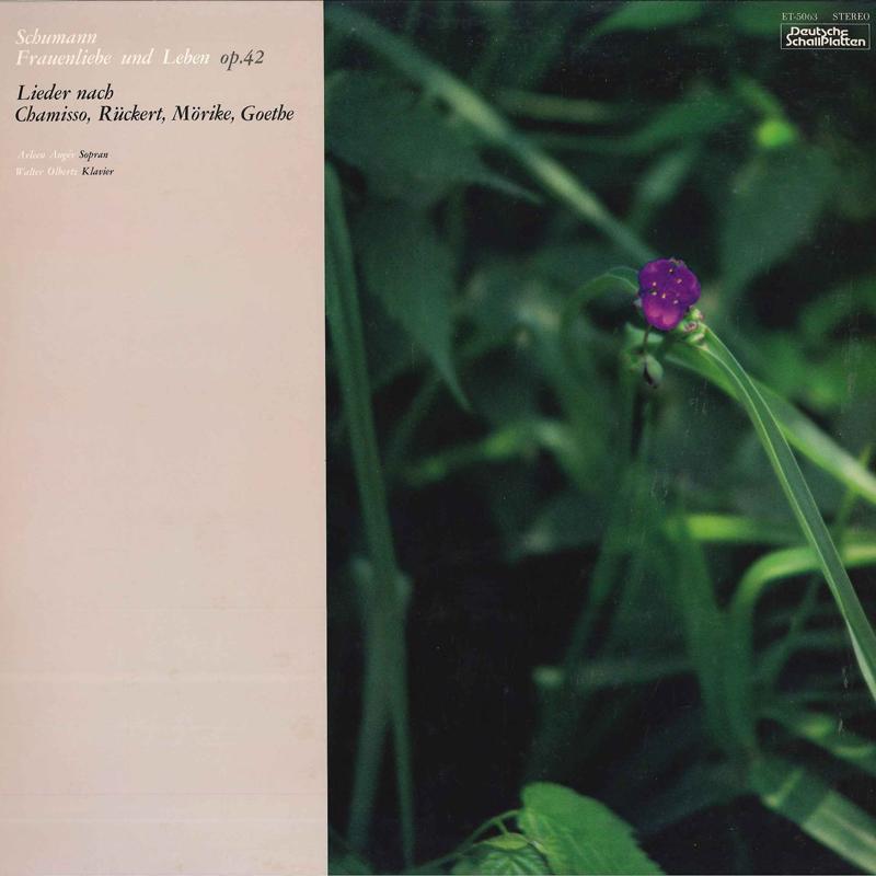 LP Record ARIEEN AUGER - Frauenliebe Und Leben Op.42 ET5063 SCHALLPLATTEN Japan Obi Classical Used