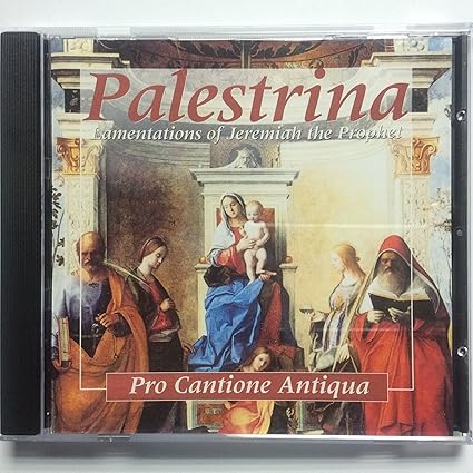 CD МАРК БРАУН ПРО КАНТИОНЕ АНТИКВА Плач Иеремии Пророка 997112 pro Cantione An Классический Б/У