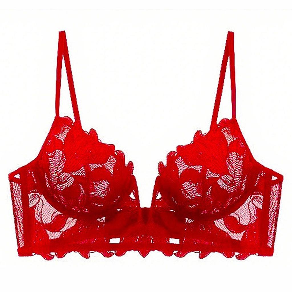 "Сексуальный комплект нижнего белья пуш-ап из вышитого кружева с глубоким V-образным вырезом для подчеркивания изгибов"
