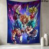 Tapiserie de perete Dragon Ball Super Tapiserie estetică de perete Pătură din material imprimat Tapiserii decorative Pentru dormitor camera de zi Decor pentru casă