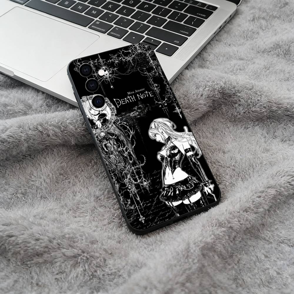 D-Death- Note- Классический аниме Мягкий силиконовый чехол для телефона для Samsung Galaxy A73/A71/A72/A70/A53/A52/A51 - Черный
