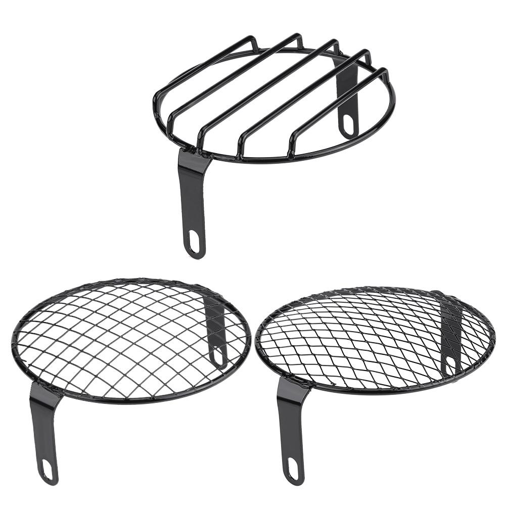 6,5-дюймовый Универсальный Винтажный Защитник Фары Мотоцикла Ретро Решетка Защитная Крышка Лампы Чоппер Кафе-Рейсер Запчасти для Мотоцикла