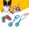 Dog Rope Toys Dental Chew Rope for Dogs Durable Puppy Teething Relief Toys Cotton Interactive Tug of War Rope Multi-Knot Bundle