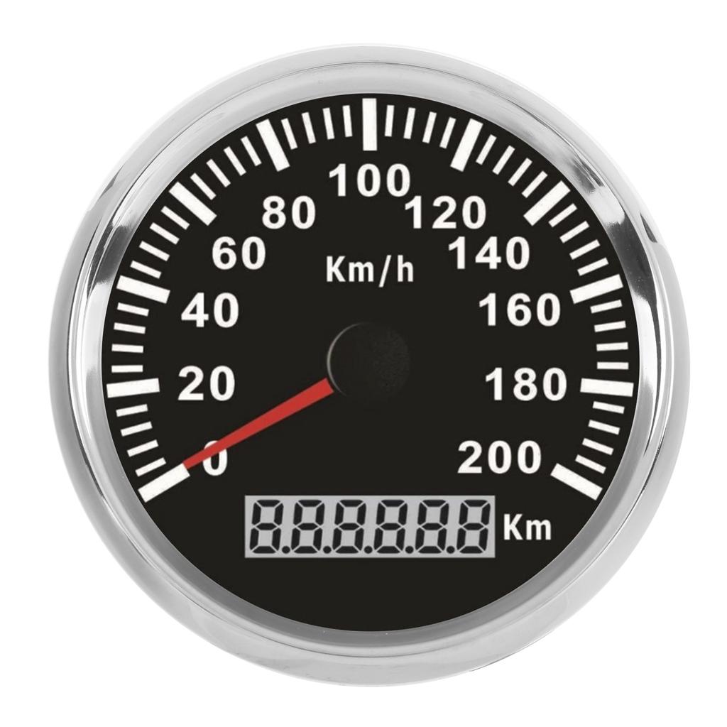 3‑3 8in Speed Gauge GPS 200km h Waterproof 12V 24V for Ship Yacht Motorcycle Vehicle
