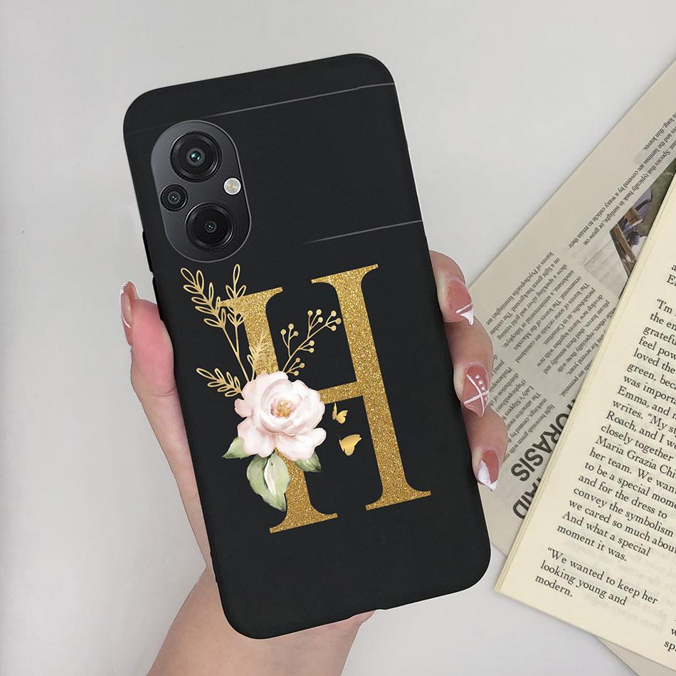 Для Xiaomi POCO M5 Чехол Роскошный Модный Силиконовый Мягкий ТПУ Задняя Панель Защитная Оболочка Телефона Для Xioami POCO M5 4G Милый Чехол с Буквами Сумки