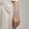 Casio SHEEN 50м водонепроницаемые солнечные кварцевые часы стальной ремешок японские и корейские часы женские часы серебристый циферблат SHN-7504D-7A