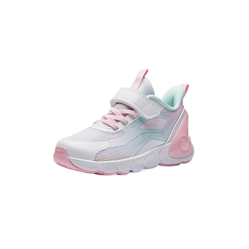 Anta Детские модные удобные амортизирующие кроссовки с низким верхом из ткани, детские кроссовки белого цвета 322429910-2