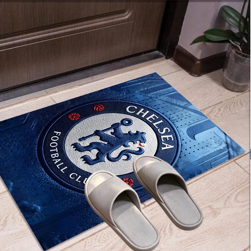Chelsea F.C Pattern Rug, Indoor/Outdoor Mat, for Picnic, Gameroom, Bedroom, Office, Living Room, Home Decor Carpet, Birthday Gift
