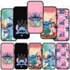 For iPhone 15 14 Xiaomi Redmi Note 13 12 11 Pro Max X 8 7 9 XR Samsung Galaxy A15 S24 S23 Huawei OPPO A38 Pink Cute Blue Lilo Anime Stitch Phone Case