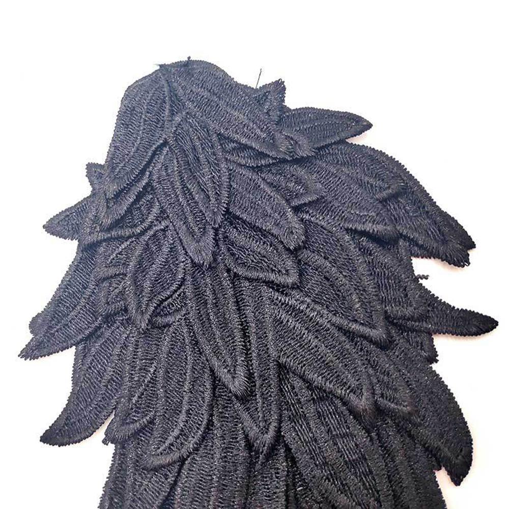 Red Applique Badge Wedding Dress For Women Lace Embroidery Sewing Patches Apparel Sewing Fabric