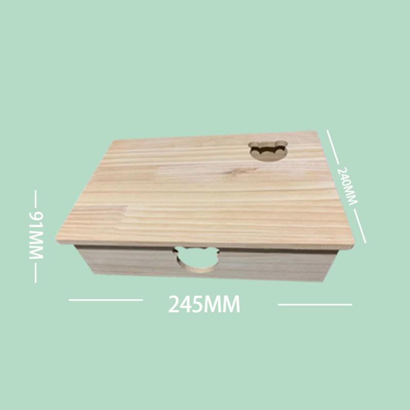 RUI RUI YU, деревянный дом с маленькими животными, лабиринт, туннели, исследование многокамерных убежищ для хомяков, игрушки для обогащения