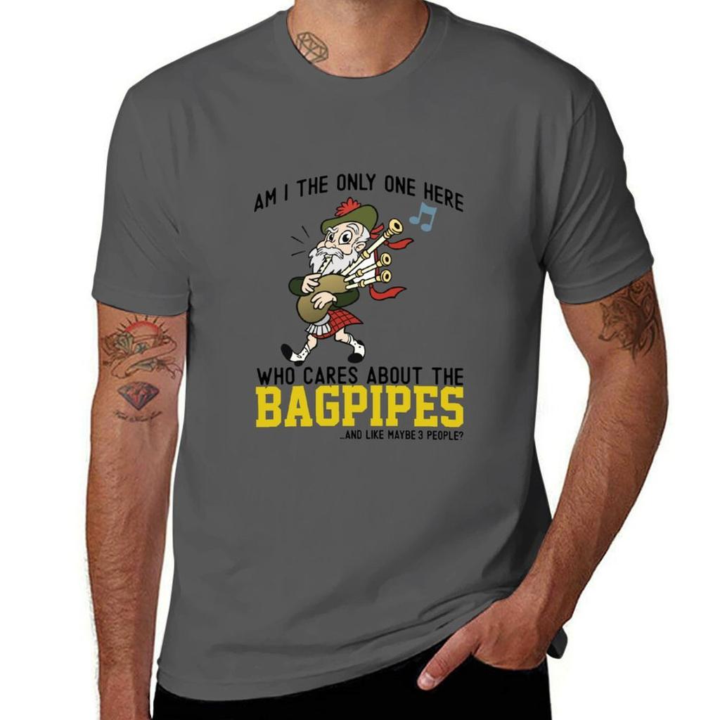 t graphic custom T-Shirt  Bagpipe for print Friends funny t shirts man shirt
