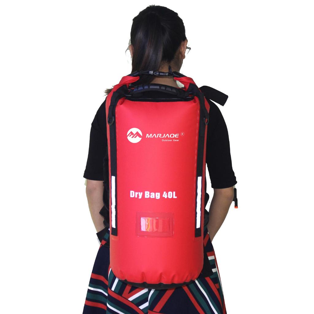 MARJAQE1616 Водонепроницаемый рюкзак на два плеча для каньонинга - 40 л Профессиональное снаряжение для приключений на открытом воздухе
