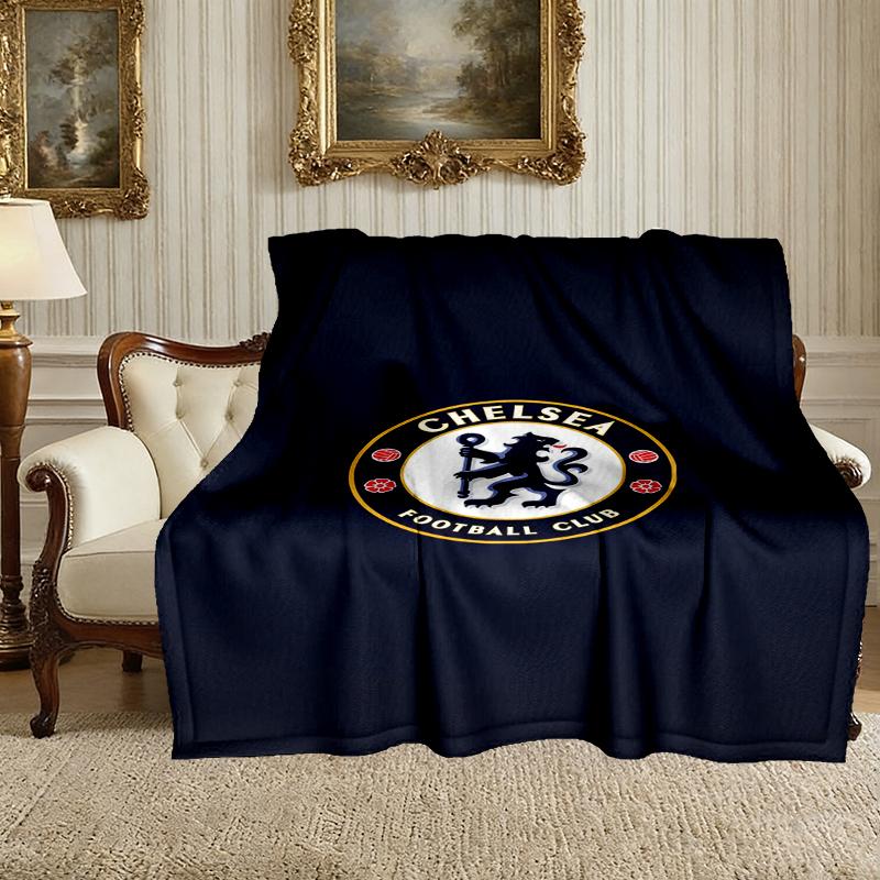 Chelsea FC Blanket Lightweight Print Throw Blanket For Couch, Bed, Car, A Heartfelt Gift for Your Family and Friends
