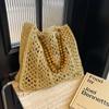 Соломенные Тканые Сумки На Ремне Большой Вместительности Дизайнерские Летние Сумки-тоут для Женщин 2024 Повседневная Мода в продаже