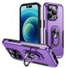 Armor Shockproof Magnetic Ring Phone Case For iPhone 13 11 12 14 Pro Max XR X XS Max 13Pro Hard PC Ring Holder Bumper Back Cover