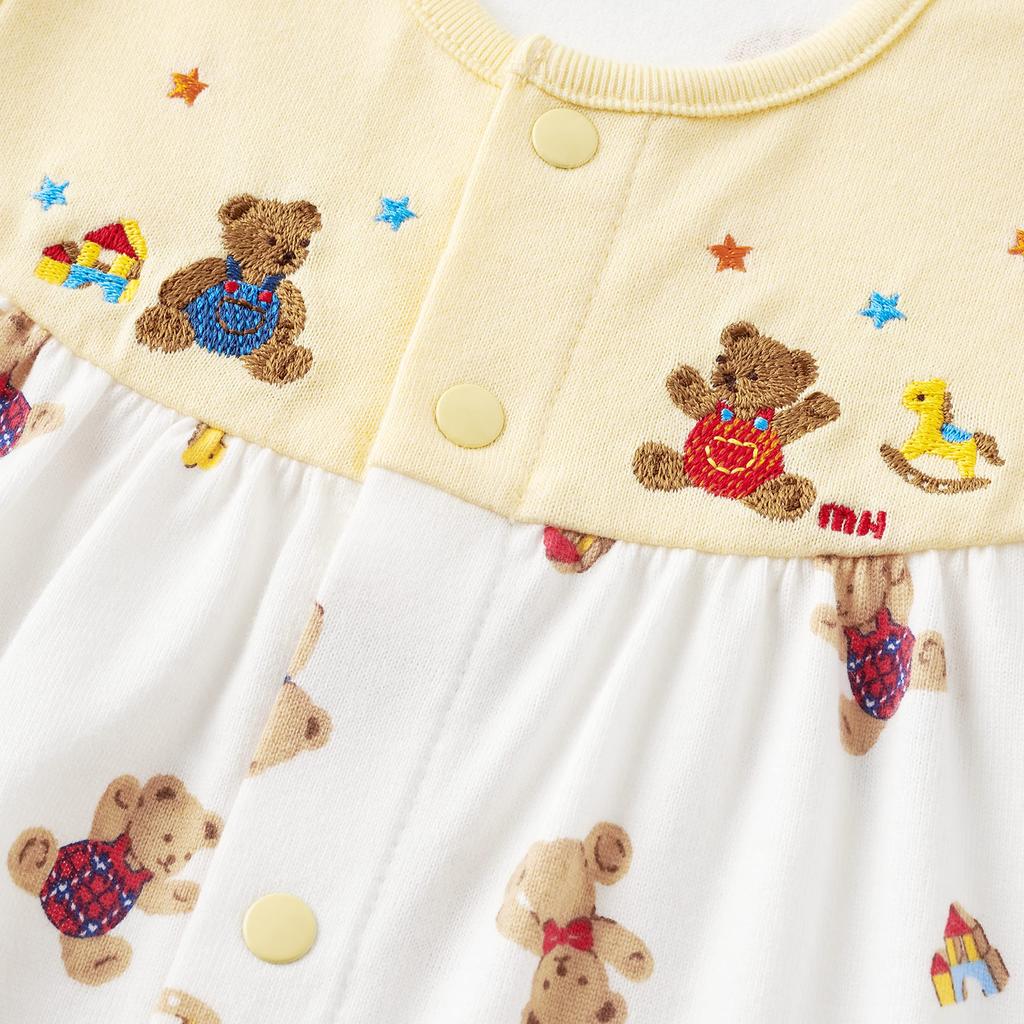 MIKI HOUSE Все комбинезоны Сделано для мальчиков и для подготовки к ребенку Детский размер Двусторонний ромпер, Япония, Девочки, Новорожденный, Беременность, Одежда, Одежда, 50-70см,