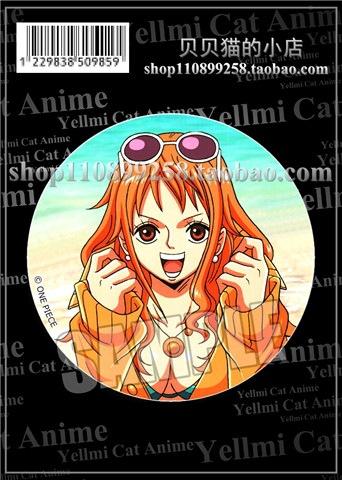 One Piece Luffy Zoro Chopper Anime Badge Pin Keychain Mirror Accessories Anime Merchandise Baratie Pirate King Manga Cosplay