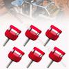 6X Aluminum Hard Top Quick Removal Fastener Thumb Screw For 2007-2018 Jeep Wrangler JK 2DR And Unlimited 4DR