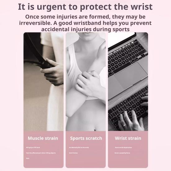 Спортивный браслет Ультратонкая поддержка туннеля запястья Облегчение боли Артрит Тендинит Браслет на запястье Сжатие правой и левой руки Эластичные бинты на запястье