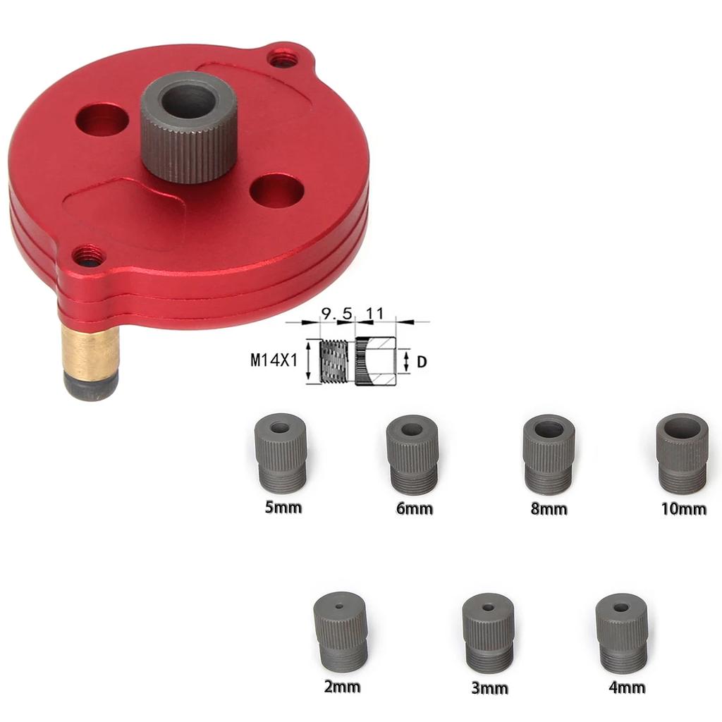 Woodworking Pocket Hole Jig 2-10mm Self-centering Vertical Doweling Jig Drill Guide for Locator Hole Puncher Carpentry Tools