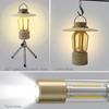 Waterproof Portable LED Fishing Camping Lamp with Magnetic Base and Tripod Rechargeable Work Light for Outdoor Adventures