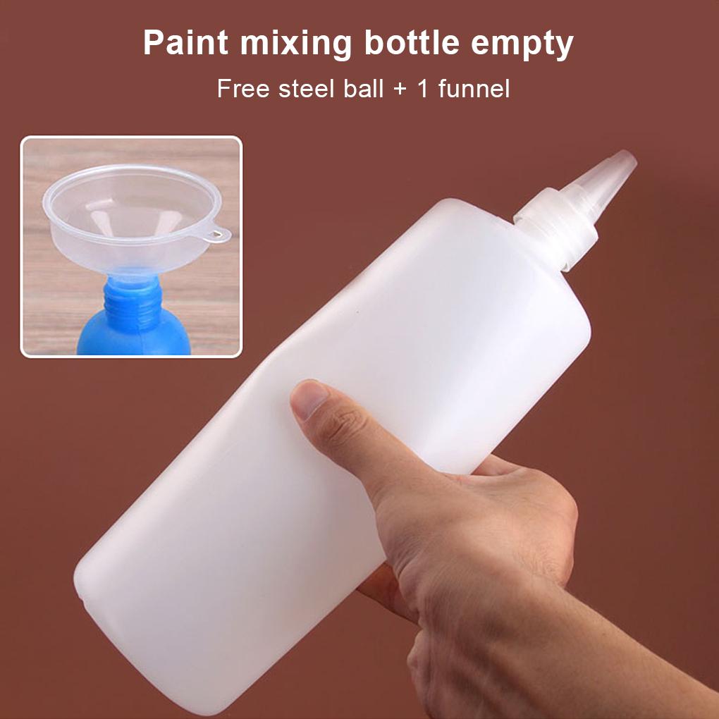 10 шт. Жидкие бутылки с откручивающимися крышками, пустой прозрачный держатель для хранения, многоразовый контейнер для покраски, клей