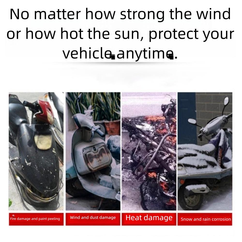 Sunproof Motorcycle  Sun Visor Rainproof Motorbike Cover Universal Motorcycle Dust Cover