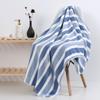 70x140 Striped Bath Towel Soft Absorbent Microfiber Face Washing Home Soft Thickened Coral Velvet Bath Towel