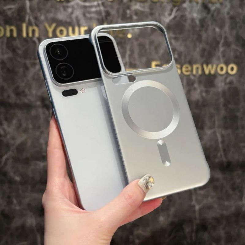 Матовый Жесткий Для Безрамочного Чехла Для Xiaomi 17 Pro Max 1SPro 1 14 Ultra Тонкий Бронированный Магнитный Беспроводная Зарядка Чехол