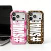 Clmj Корейский SWAG Чехол для телефона для iPhone 17 16e 16 15 14 13 12 11 X XS XR XSMAX 7 8 Air Pro Max Plus Роскошный Двухслойный