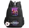 Аниме Мультфильм K-Pop Охотники на демонов Печатный рюкзак для подростка Детей Ученика Школьная сумка Девочка Ребенок Подарок Женщин Большая вместимость Водонепроницаемая Дорожная сумка