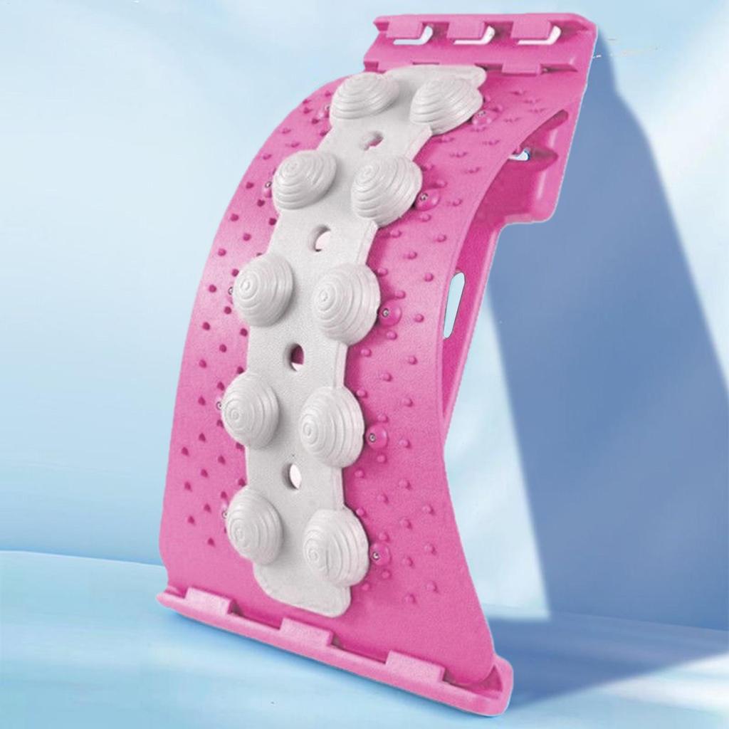 Регулируемая доска для растяжки спины с 4 уровнями, доска для поддержки поясницы, ручные массажеры для коррекции позвоночника, облегчения мышц, плеч